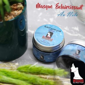Masque visage merinova au  nila bleu-ماسك النيلة الزرقاء