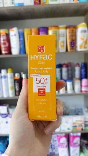 هايفاك كريم حماية شمسية غير ملون -hyfac spf50