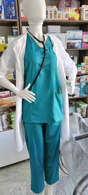 MEGA PROMO pour femmes : ensemble de 3 pièces ( 1tenue de bloc +1 blouse) _مجموعة 3 قطع  للنساء