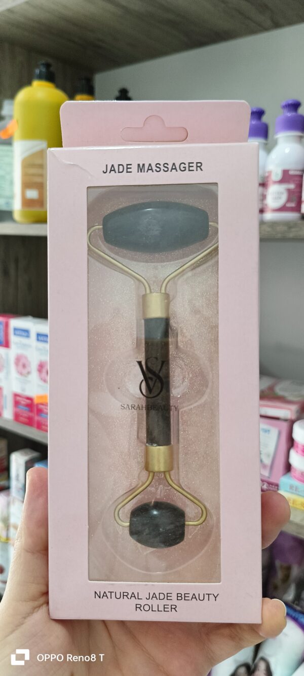 Roller  massager -roller en jade pour massage -اداة مساج الوجه