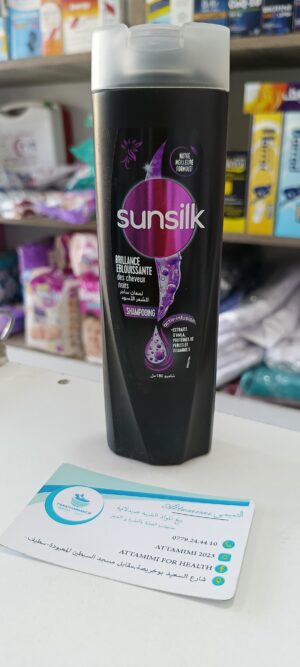 shampooing Sunsilk brillance des cheveux noirs- سنسيلك شامبو لمعان الشعر الأسود