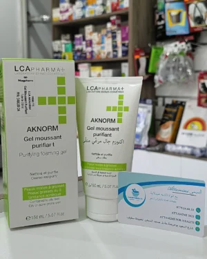 Aknorm Gel nettoyant LCA - غجل مرغي  منقي للوجه LCA