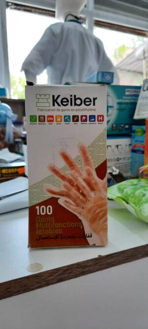 gants transparents KEIBER  قفازات شفافة