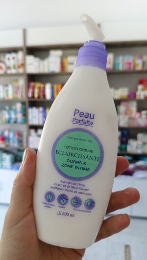 peau parfaite lotion créme éclaircissante كريم تفتيح الجسم