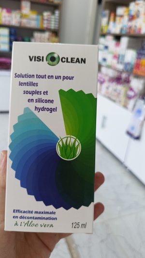 محلول العدسات visioclean