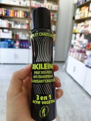 akileine spray deo-pieds anti-transpirant أكيليين مضاد لتعرق الأقدام
