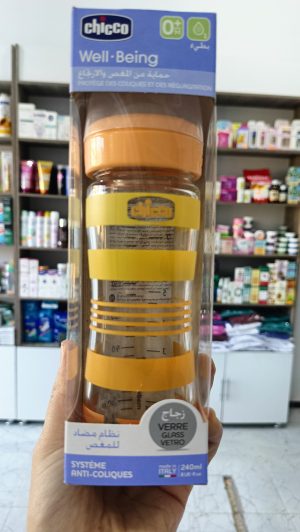 chicco biberon anti-reflux  رضاعة شيكو مضاد للإرتجاع