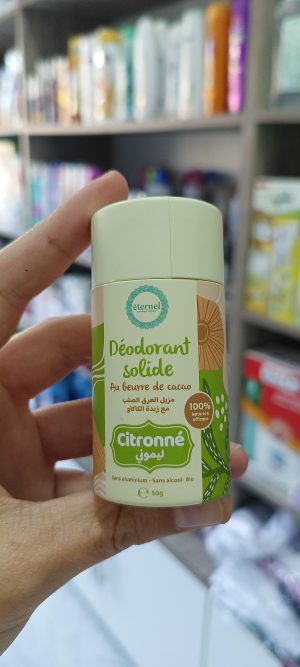éternel déodorant solide bio senteur citronمزيل عرق طبيعي