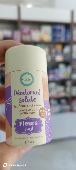éternel déodorant solide bio senteur fleurs مزيل عرق  طبيعي