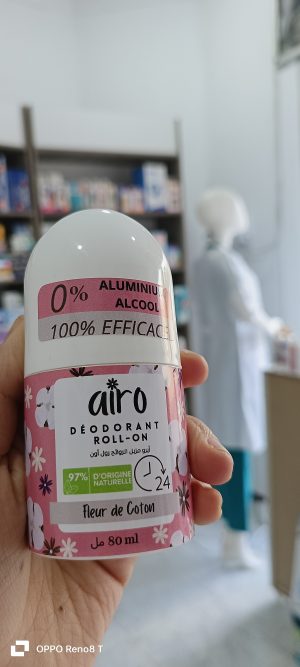 airo déodorant naturel fleurs de coton مزيل عرق طبيعي