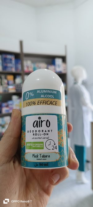 مزيل عرق طبيعي déodorant naturel airo musk tahara