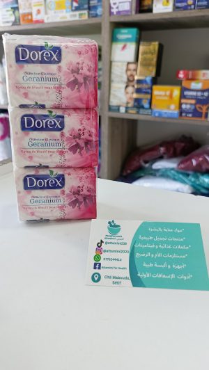 Dorex géranium savon  - دوركس packet de 6