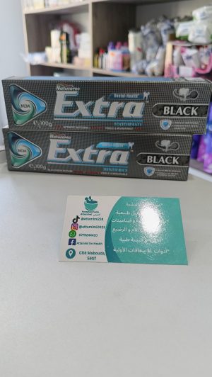 Extra black dentifrice au charbon