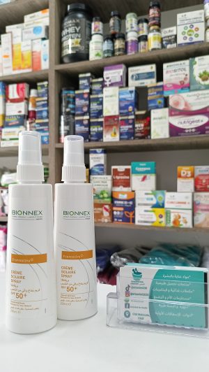 Bionnex crème solaire spray  بيونكس كريم واقي شمسي