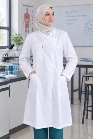 blouse a col  croisé pour femme -مئزر نسائي